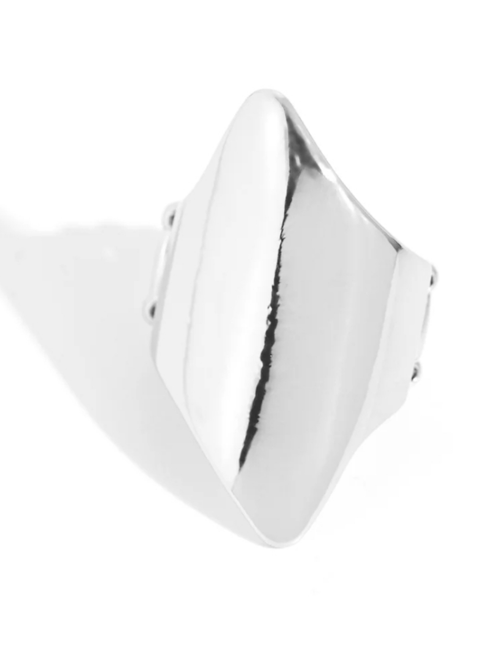 Pointed Palm Desert Silver Ring